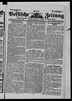 Vossische Zeitung on Jun 17, 1912