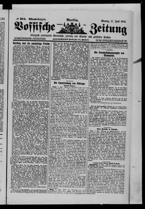 Vossische Zeitung on Jun 17, 1912