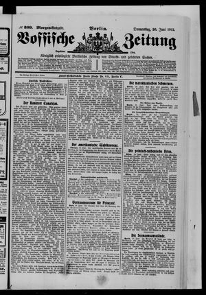 Vossische Zeitung vom 20.06.1912