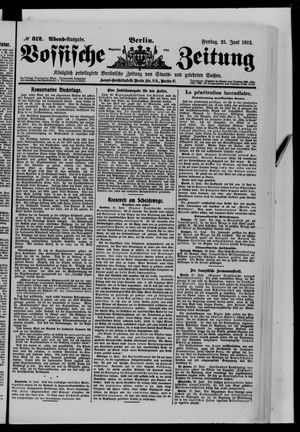 Vossische Zeitung on Jun 21, 1912