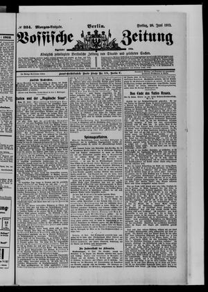 Vossische Zeitung vom 28.06.1912