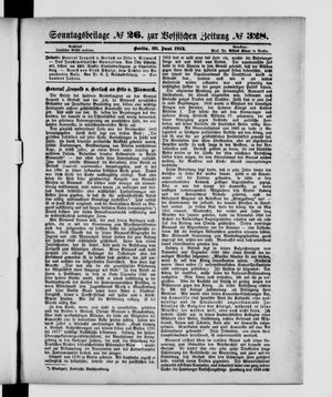 Vossische Zeitung vom 30.06.1912