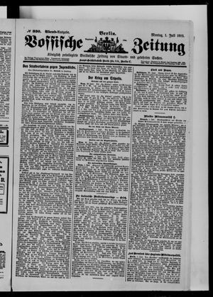 Vossische Zeitung on Jul 1, 1912