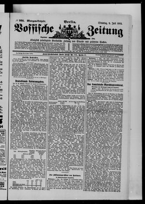 Vossische Zeitung vom 02.07.1912