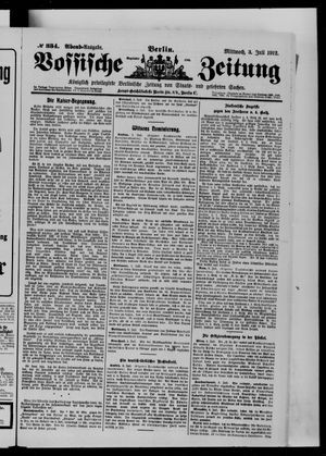 Vossische Zeitung on Jul 3, 1912