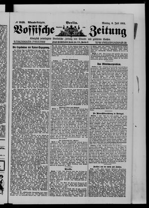Vossische Zeitung vom 08.07.1912