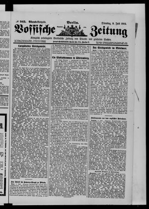 Vossische Zeitung vom 09.07.1912