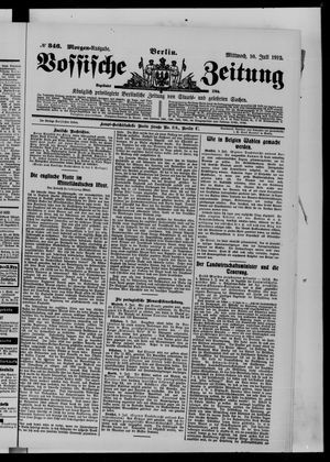 Vossische Zeitung vom 10.07.1912