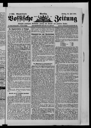 Vossische Zeitung vom 12.07.1912