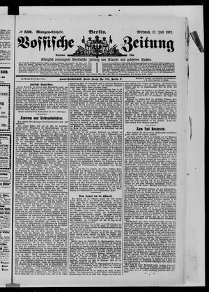 Vossische Zeitung vom 17.07.1912