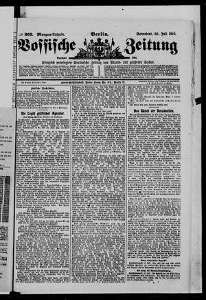 Vossische Zeitung vom 20.07.1912