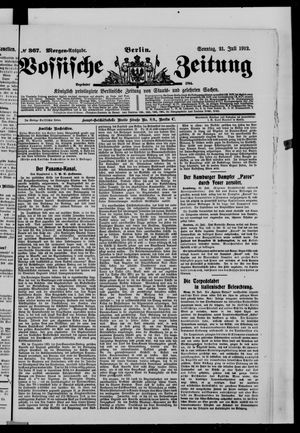 Vossische Zeitung vom 21.07.1912