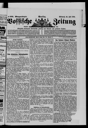 Vossische Zeitung vom 24.07.1912