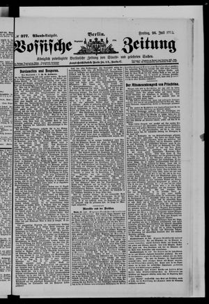 Vossische Zeitung vom 26.07.1912