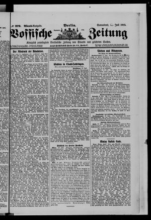 Vossische Zeitung on Jul 27, 1912