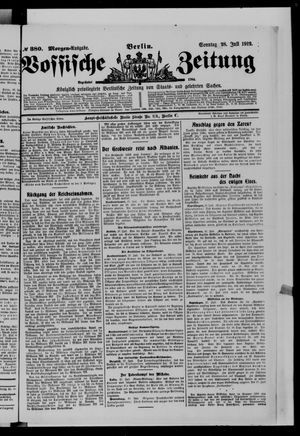 Vossische Zeitung vom 28.07.1912