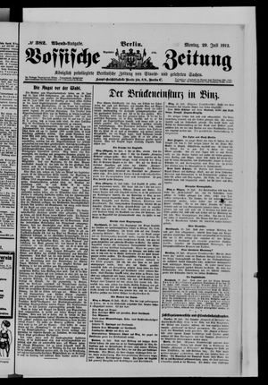 Vossische Zeitung vom 29.07.1912