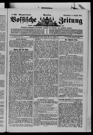 Vossische Zeitung vom 03.08.1912