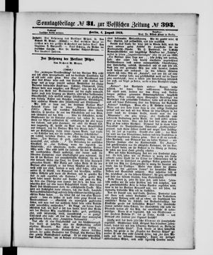 Vossische Zeitung vom 04.08.1912