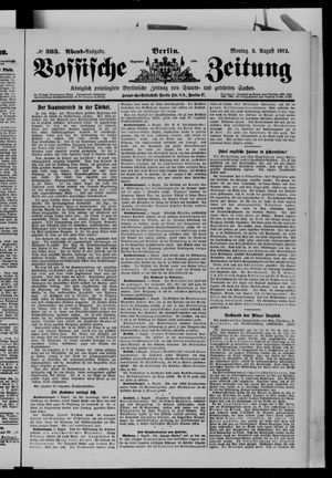 Vossische Zeitung vom 05.08.1912