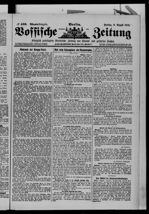 Vossische Zeitung vom 09.08.1912