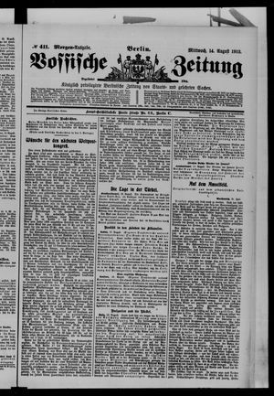 Vossische Zeitung vom 14.08.1912