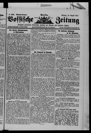 Vossische Zeitung vom 19.08.1912