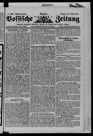 Vossische Zeitung vom 20.08.1912