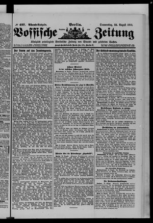 Vossische Zeitung vom 22.08.1912