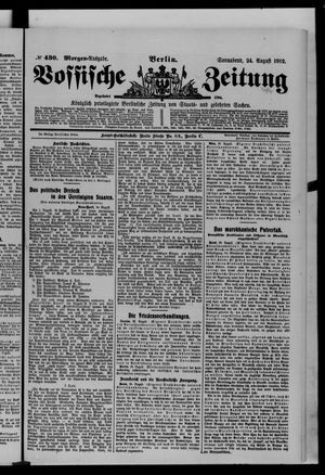 Vossische Zeitung on Aug 24, 1912