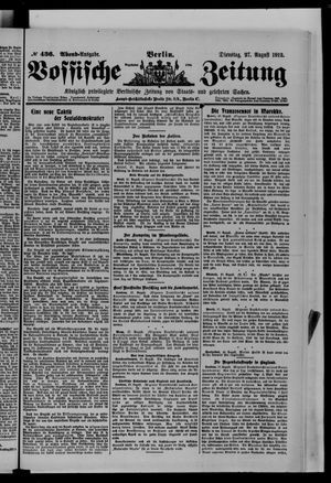 Vossische Zeitung vom 27.08.1912