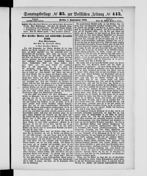 Vossische Zeitung on Sep 1, 1912
