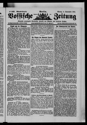 Vossische Zeitung vom 02.09.1912