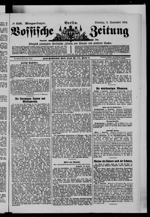 Vossische Zeitung vom 03.09.1912