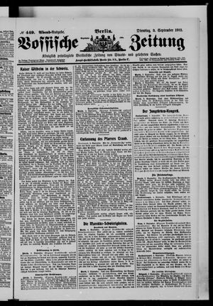 Vossische Zeitung vom 03.09.1912