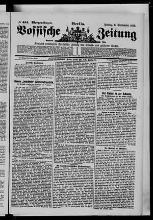 Vossische Zeitung vom 06.09.1912