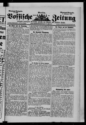 Vossische Zeitung vom 09.09.1912