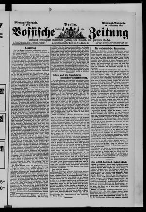 Vossische Zeitung vom 16.09.1912