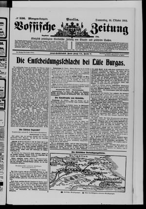 Vossische Zeitung vom 31.10.1912