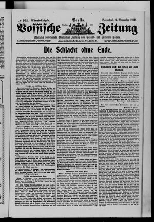 Vossische Zeitung vom 02.11.1912