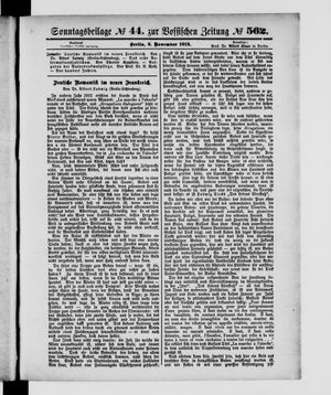 Vossische Zeitung vom 03.11.1912