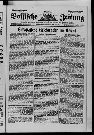 Vossische Zeitung on Nov 4, 1912