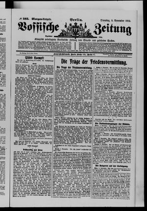 Vossische Zeitung vom 05.11.1912