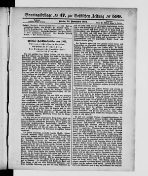 Vossische Zeitung vom 24.11.1912