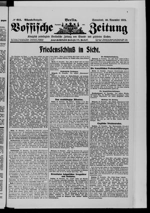 Vossische Zeitung vom 30.11.1912