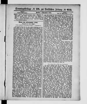 Vossische Zeitung vom 01.12.1912
