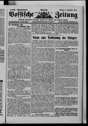 Vossische Zeitung vom 02.12.1912