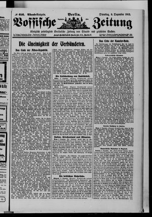 Vossische Zeitung on Dec 3, 1912