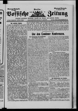 Vossische Zeitung vom 09.12.1912