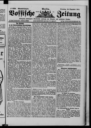 Vossische Zeitung vom 10.12.1912